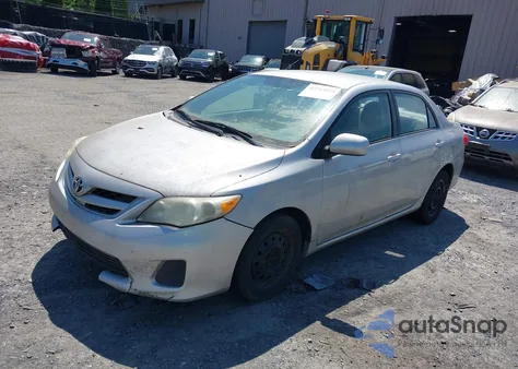 2011 Toyota Corolla Le из США, поврежденный, VIN 2T1BU4EE0BC612538